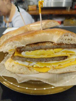 Sausage, Egg & Cheese (Amazing!)