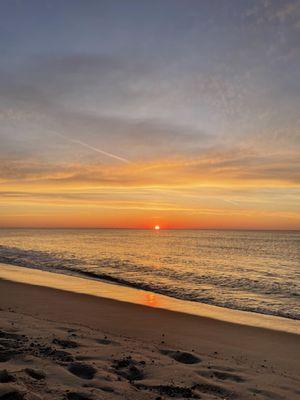 Sunrise on the shore