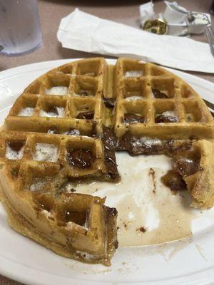 Chocolate chip waffle