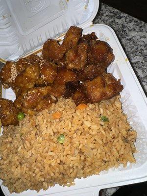 C1. Sesame Chicken C3. Orange Chicken Fried Rice