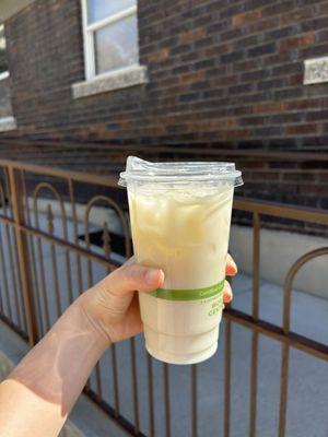 Hojicha latte - so faint and watery