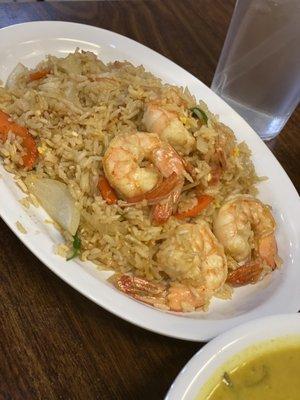 Shrimp and Crab Meat Fried Rice