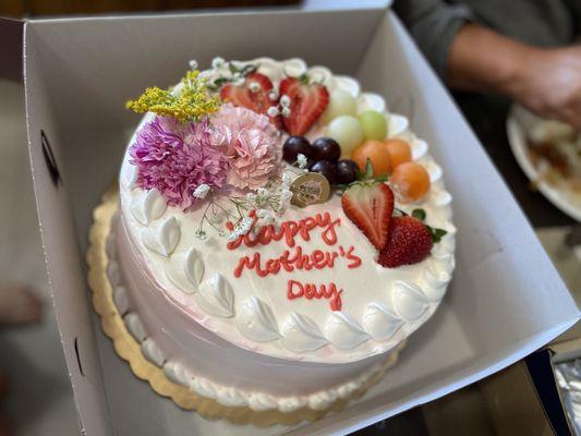 Mother's Day cake from Pegasus