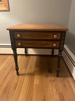 Hitchcock end table