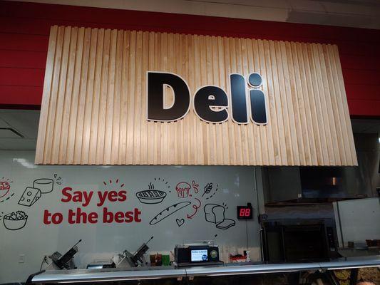 Deli sign