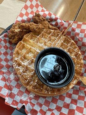 Chicken and waffles