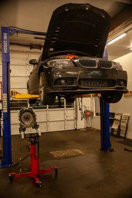 Replacing the transmission on a BMW 335i