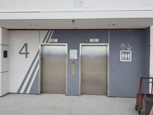 Scuff Master on elevators and graphic exterior painting