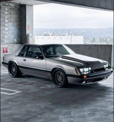 1986 Ford Mustang Painted by Exclusive Collision Repair