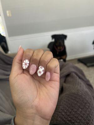 $80, hard gel with design