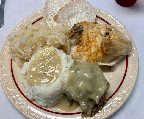 Chicken Diner - Saturday Special $8.75!