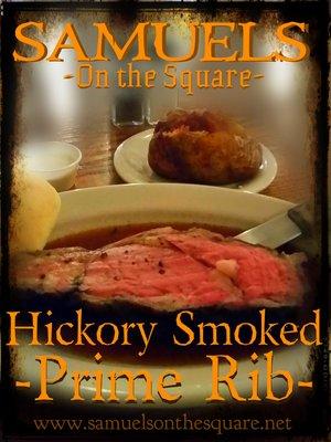 Hickory smoked in our kitchen, hand carved to order, served 'Au-jus', fork tender, with side dish and fresh house salad...