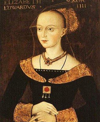 Elizabeth de Woodville, my progenitor, note the high forehead, large almond eyes, thin arched eyebrows