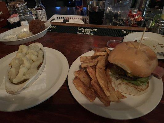 Cottage Pie and the Black Mist Burger.