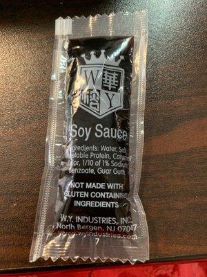 Fake soy sauce!  Seriously?