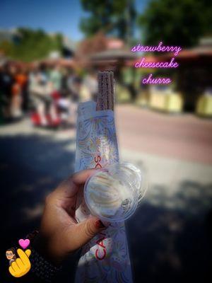 First churro of the day @Disneyland!