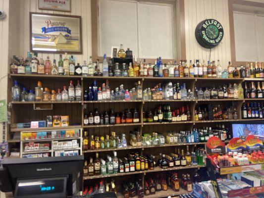 Wide selection of alcohol