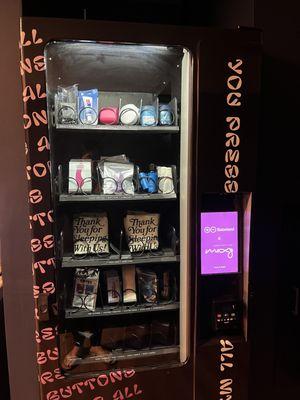 Vending machine in the basement