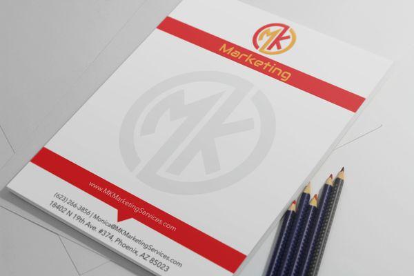 New Letterhead Design by MK Marketing / Branding and Marketing