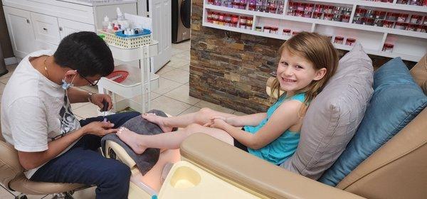 Nice pedi for the family