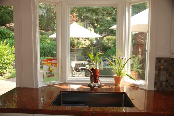 Granite Countertops at Kolbe Bay Window