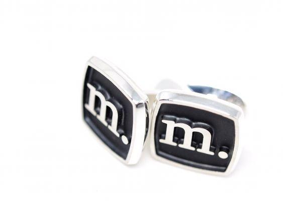 Silver cufflinks