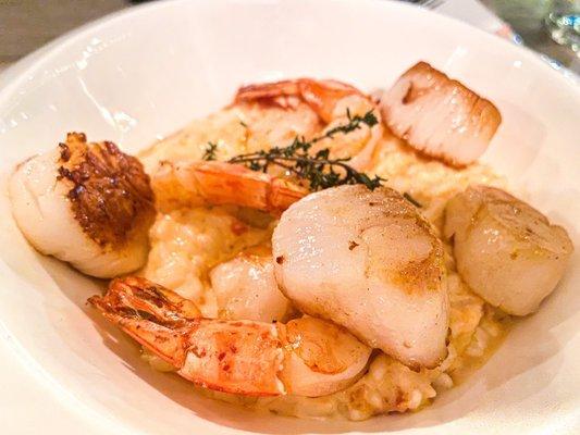 Risotto scallops