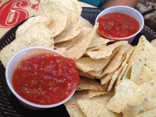 Chips and salsa.