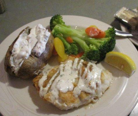 Lemon Dill Pan Seared Halibut...