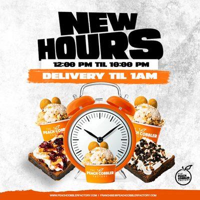 New Hours