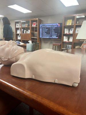 ACLS re-cert class