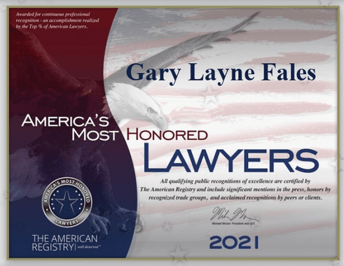 One of America's Most Honored Lawyers 2021