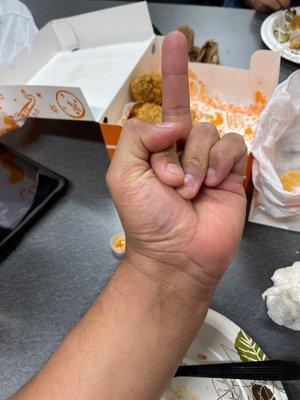 FUCK THAT CHICKEN FROM POPEYES