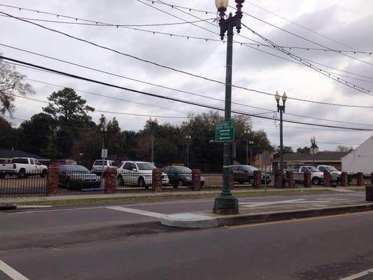 Another shot of the parking lot