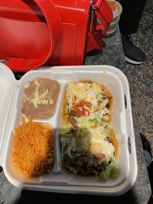 Taco Plate (2 Tacos)