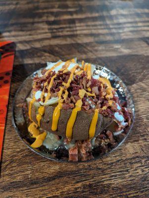 Baked Potato with everything on it