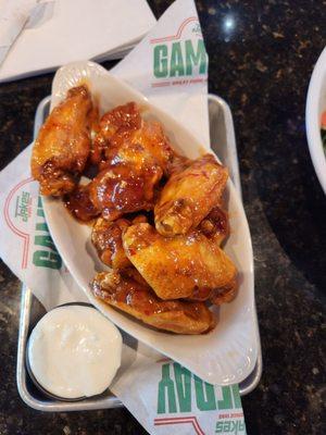 Sweet and spicy wings