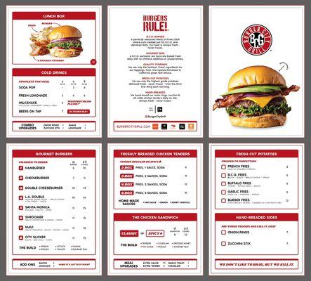 Be one of the first to order from our new menu