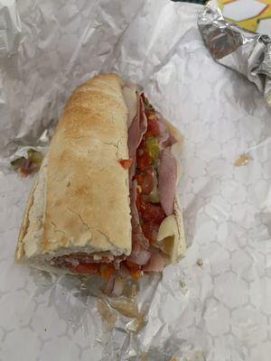 Only half of my sub but at least I thought of taking a photo before it was all gone.