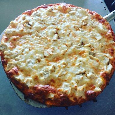 Buffalo chicken pizza. Mmmm