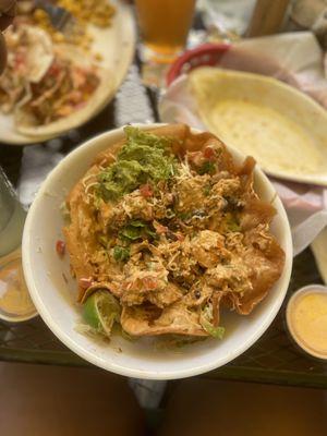 Chicken and Shrimp Taco Salad  *Taco salad