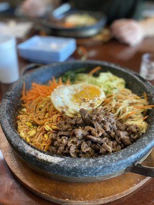 Bulgogi Bibimbap - sizzling and flavorful!