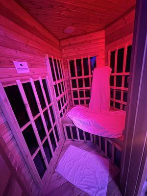 Infrared sauna, for one or two