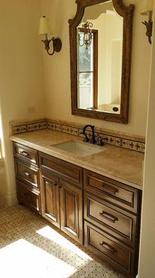 Glaze finish vanity Palos verdes