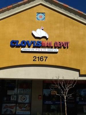 Clovis mail depot and U-haul rentals