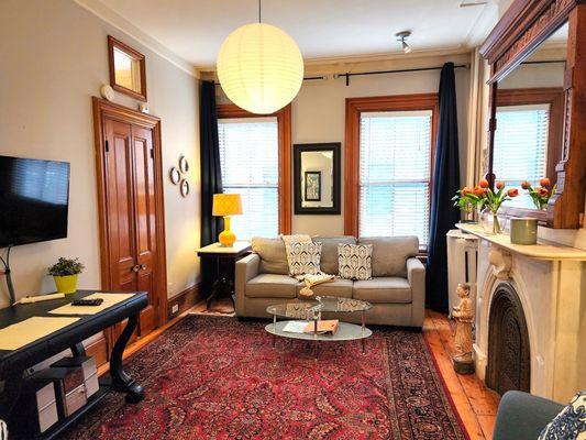 One of our 1 bedroom private, historic apartments.  Fort Hill Inn,  Boston