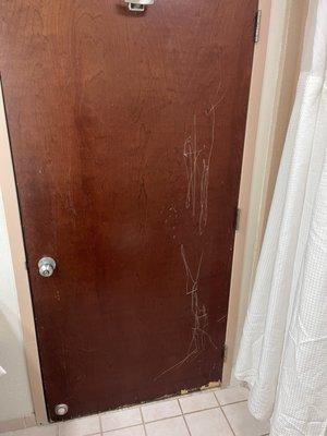 Bathroom door