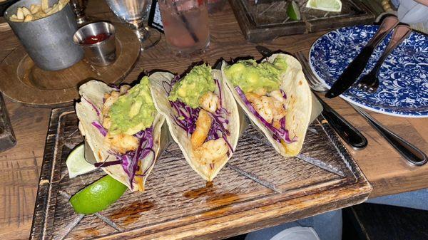 Shrimp tacos