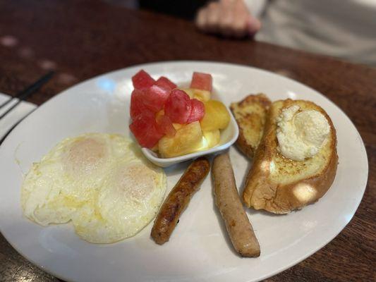 Build your own breakfast with 4 items for $12.50