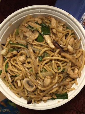 Chicken lo mein